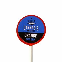 Cannabis Bakehouse CBD Lollipop - ნარინჯისფერი, 5 მგ CBD
