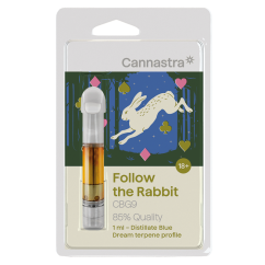 Cannastra CBG9-Kartusche Follow the Rabbit (Blue Dream), CBG9 85% Qualität, 1 ml