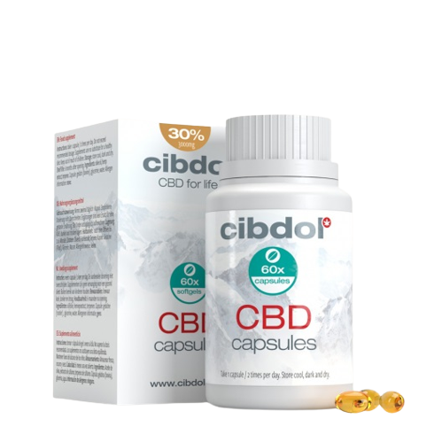 Cibdol Гел капсули 30% CBD, 3000 mg CBD, 60 капсули