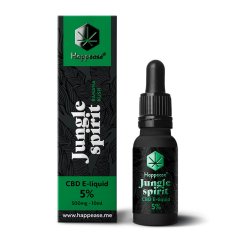 Happease CBD Liquid Jungle Spirit, 5% CBD, 500 mg, 10 ml