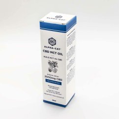Alpha-CAT CBD Σπρέι λάδι καρύδας με λεμόνι, 20%, 2000 mg, 30 ml