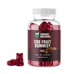 Cannabis Bakehouse Gomas de frutas CBD - Coca, 30 peças x 10 mg CDB, 60 G
