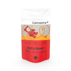 Cannastra HHC Astro Bears Cola Gumijasti bomboni, 125-1250 mg HHC, 5-50 kom x 25 mg