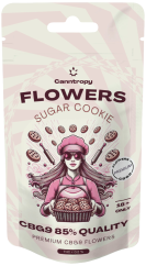 Canntropy Печиво CBG9 Flower Sugar Cookie, CBG9 Якість 85 %, 1 г - 100 г