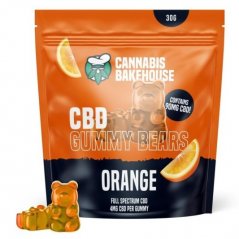 Cannabis Bakehouse Żelki owocowe CBD - Pomarańczowy, 30g, 22 szt. x 4 mg CBD
