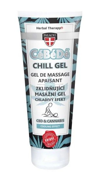 Palacio CéBéDé Chill chladivý masážní gel, 200 ml - balení 25 kusů