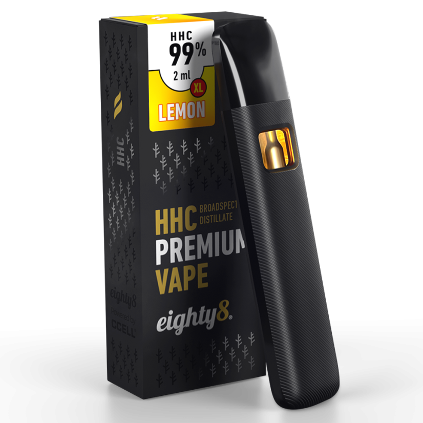 Eighty8 HHC Vape Lemon, 99% HHC, 2 ml