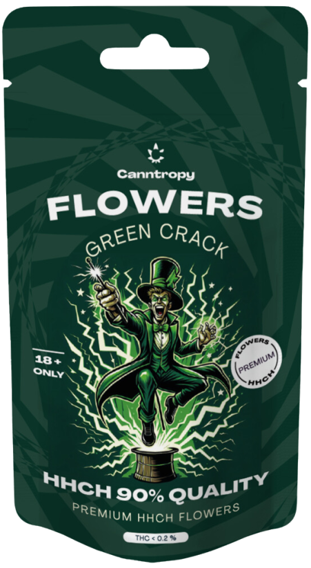 Canntropy HHCH Flower Green Crack, HHCH Kvalitet 90 %, 1 g - 100 g