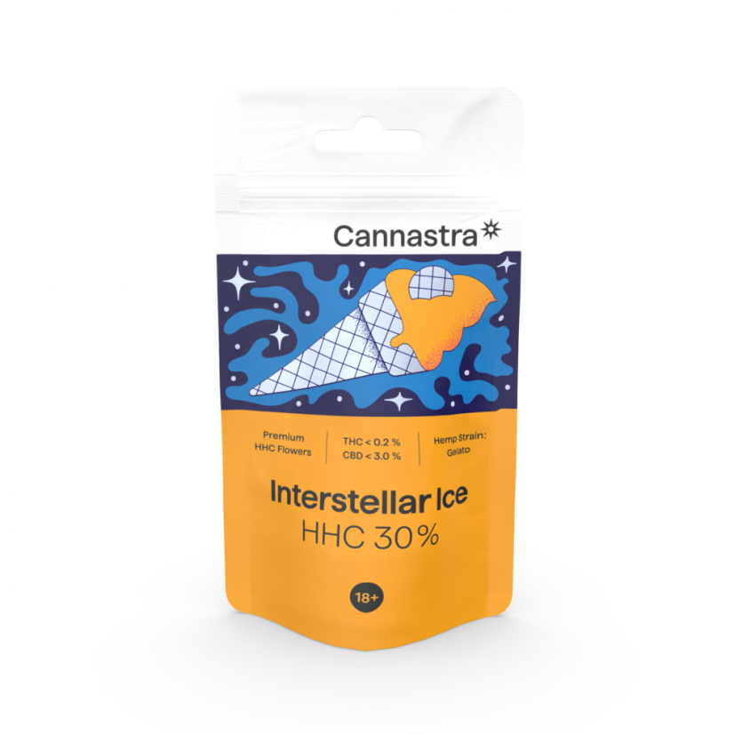 Cannastra HHC-bloem Interstellair ijs 30%, 1g - 10g