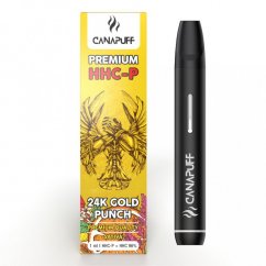 CanaPuff 24K GOLD PUNCH 96 % HHCP - Disposable vape pen, 1 ml