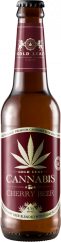 Birra alla ciliegia Cannabis Gold Leaf (330 ml) - Cartone (24 bottiglie)