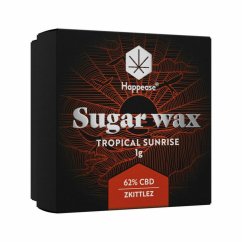 Happease Tropisk solopgang ekstrakt Sukkervoks, 62% CBD, 1g