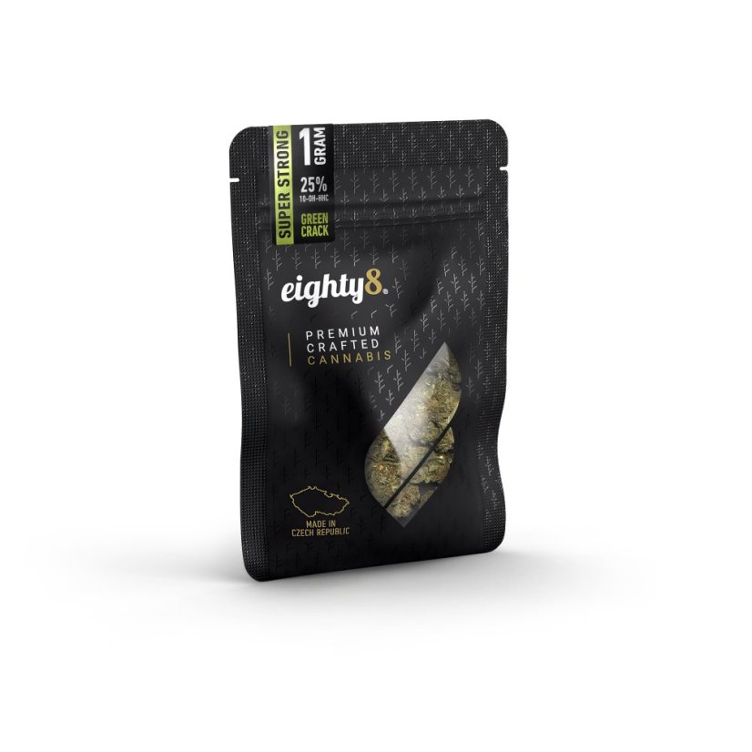 Eighty8 Flor de 10-OH-HHC Super Strong Green Crack, 25 % 10-OH-HHC, 1 - 3,5 g