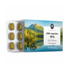 Hemnia CBD kapsülleri %10, 1000 mg, 30 adet x 33,3 mg CBD