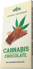 Chocolate con leche con cannabis HaZe - Cartón (15 barras)