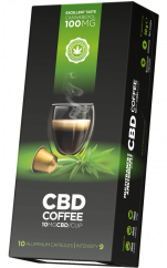 CBD kaffekapsler (10 mg CBD) - karton (10 æsker)