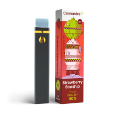 Cannastra THCP Vape Pen Strawberry Starship, THCP 90% kvaliteet, 1ml