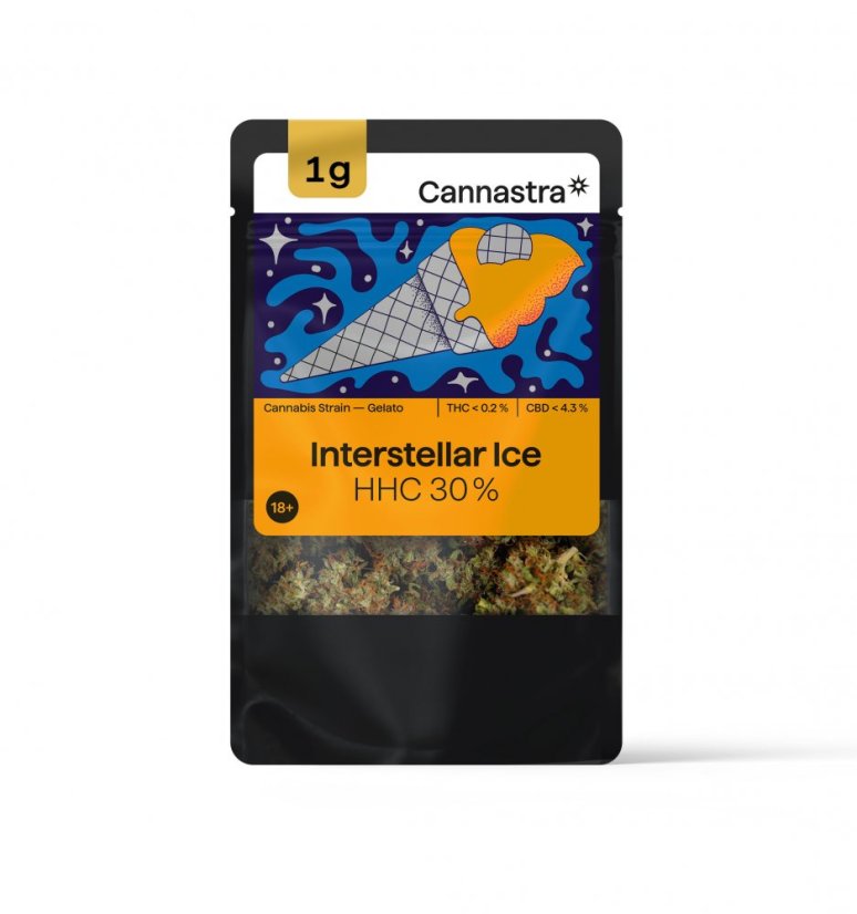 Cannastra Floarea HHC Gheață interstelară 30%, 1g - 10g