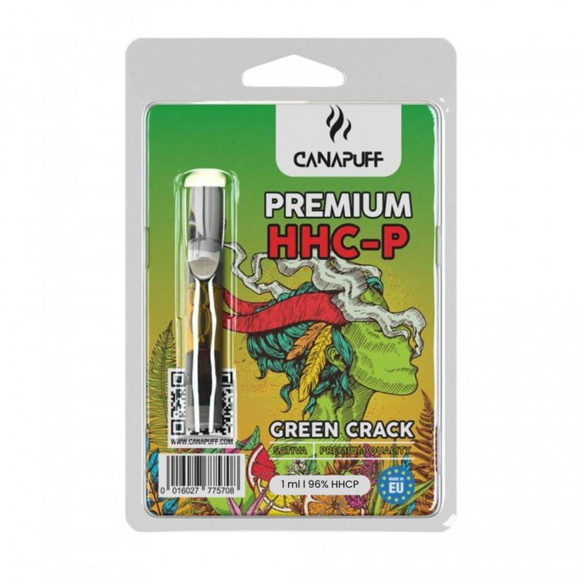CanaPuff Skartoċċ HHCP - GREEN CRACK - HHCP 96 %, 1 ml