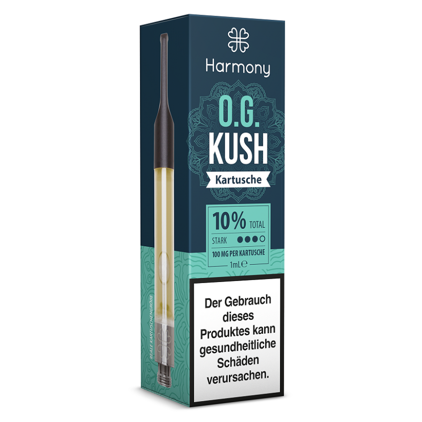 Harmony CBD კალამი – OG Kush კარტრიჯი 1მლ, 100 მგ CBD