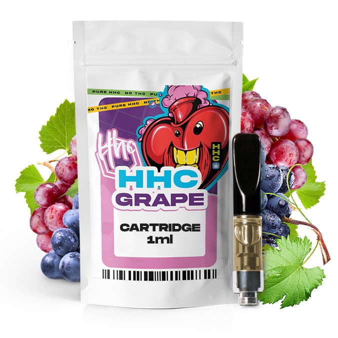 Czech CBD Cartucho HHC Uvas, 94 %, 1 jr