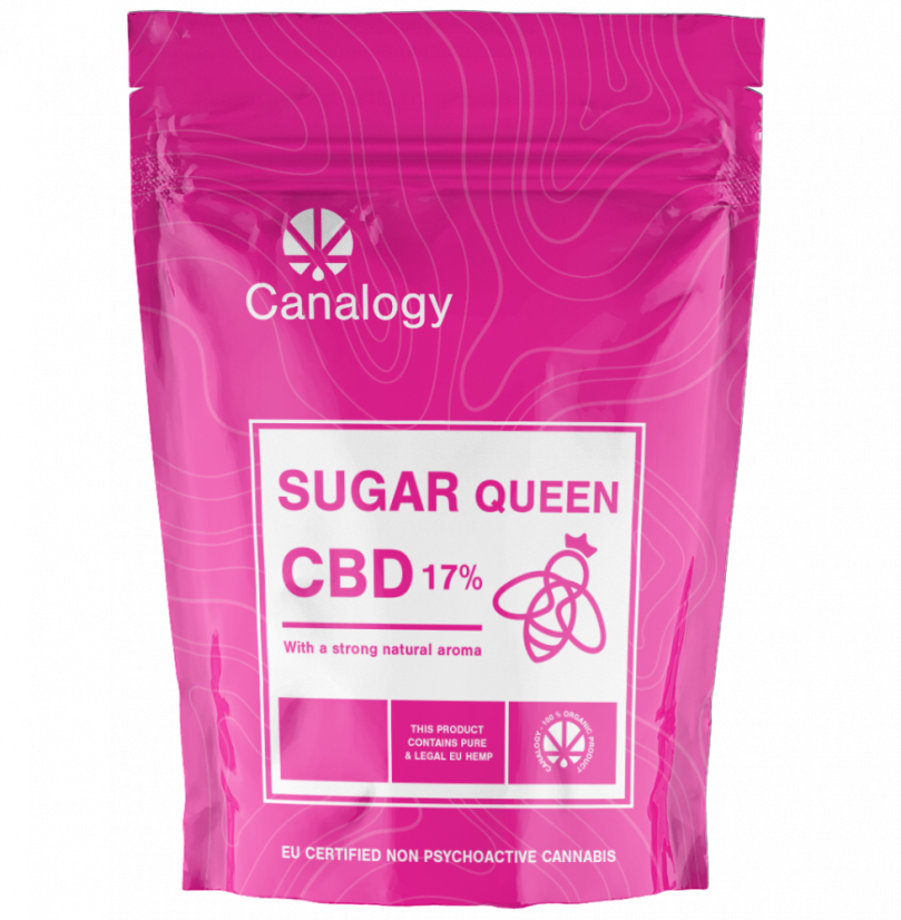 Canalogy CBD Hampablomma Sugar Queen 17%, 1 g - 1000 g
