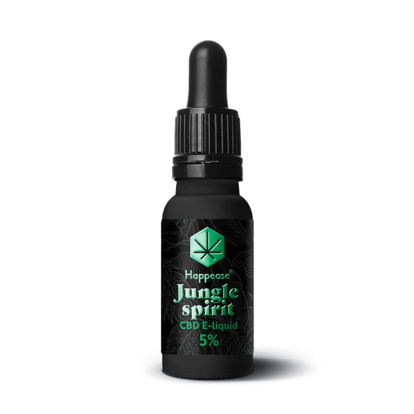 Happease CBD Liquide Jungle Spirit, 5% CBD, 500 mg, 10 ml
