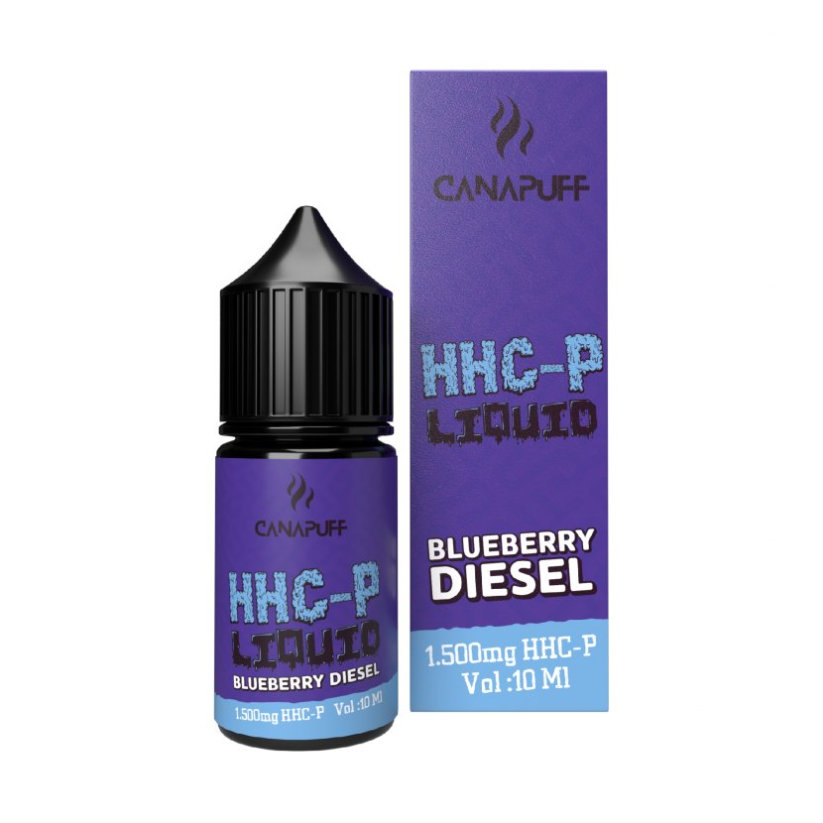 CanaPuff HHCP flytande blåbärsdiesel, 1500 mg, 10 ml