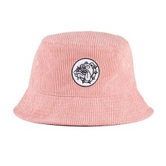 Pălărie cu găleată Bulldog Broderie roz