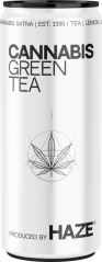 Зелений чай HaZe Cannabis (250 мл) - Лоток (24 банки)