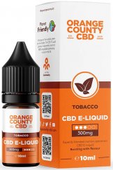 Orange County CBD Tabacco liquido elettronico, CBD 300 mg, 10 ml