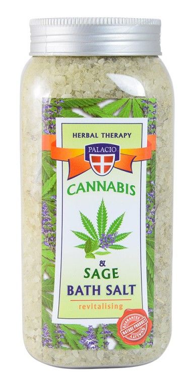 Palacio Kannabis & Sage Baðsalt, 900 g