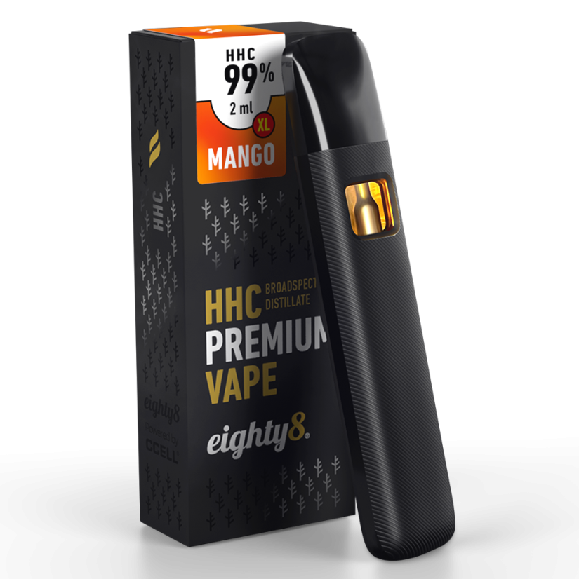 Eighty8 HHC Vape Mango, 99% HHC, 2 ml