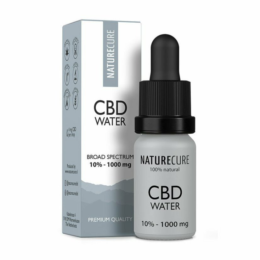 Nature Cure CBD soluble en agua 10%, 10 ml, 1000 mg