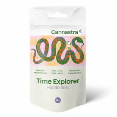 Cannastra H4CBD Flor Time Explorer (Durban Poison) 60%, 1 gramo - 100 gramo