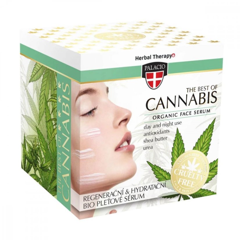 Palacio Sérum Bio Cannabis visage et décolleté, 50 ml - paquet de 10 pièces