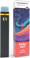 Cannastra CBG9 ერთჯერადი Vape Pen Stellar Surf, CBG9 85 % ხარისხი, 1 მლ