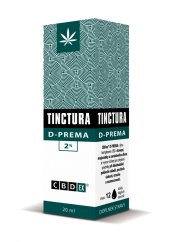 CBDex Tinctuur D-PREMA 2% 20 ml