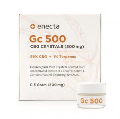 Enecta Cristale de cânepă CBG (99%), 500 mg