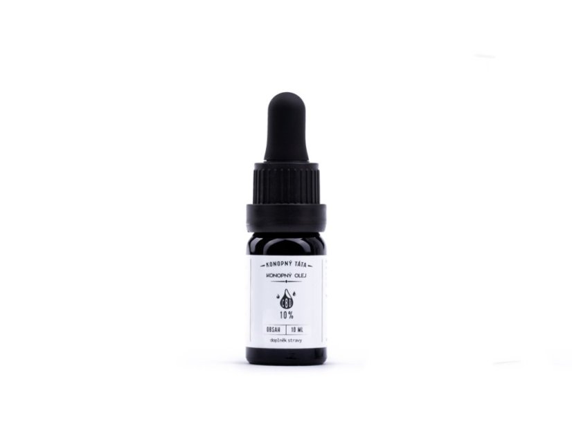 Konopný Táta Huile de chanvre CBD 10%, 10 ml, 1000 mg