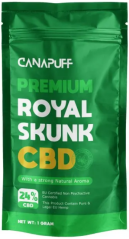CanaPuff CBD Flor de Cânhamo Royal Skunk, CBD 24%, 1 g - 10 g