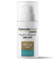 CannabiGold Sérum hidratante renovador para pieles secas con CBD 150 mg, 30 ml