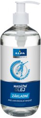 Alpa Massage oil basic 500 ml, 6 pcs pack