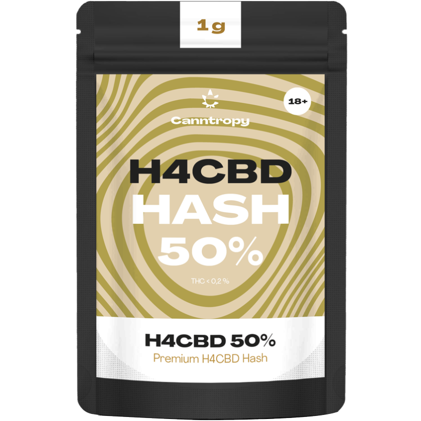 Canntropy H4CBD ハッシュ 50 %、1 g - 100 g