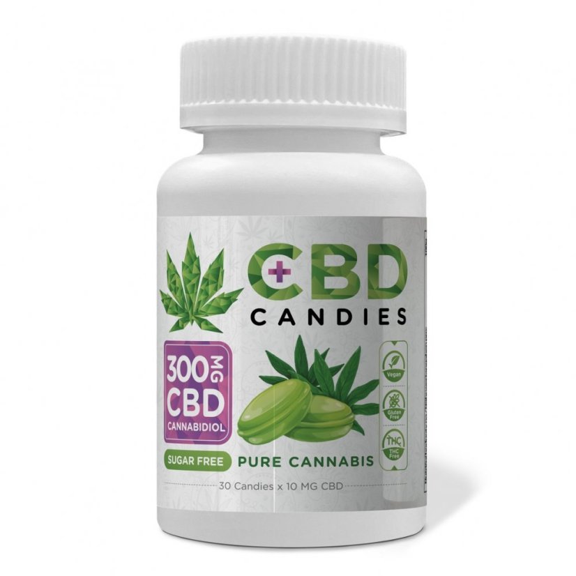 Euphoria CBD Candies Cannabis 300 мг CBD, 30 шт. x 10 мг