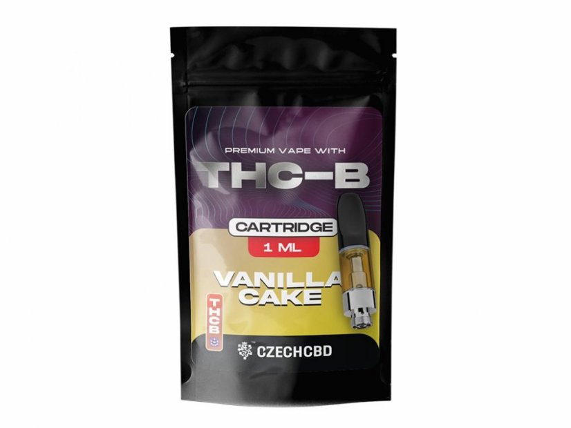Czech CBD THCB Kartuş Vanilyalı kek, THCB 15 %, 1 ml