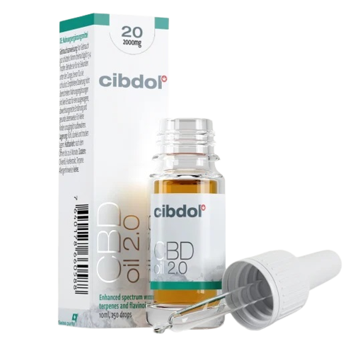 Cibdol CBD olie 2,0 20%, 2000 mg, 10 ml