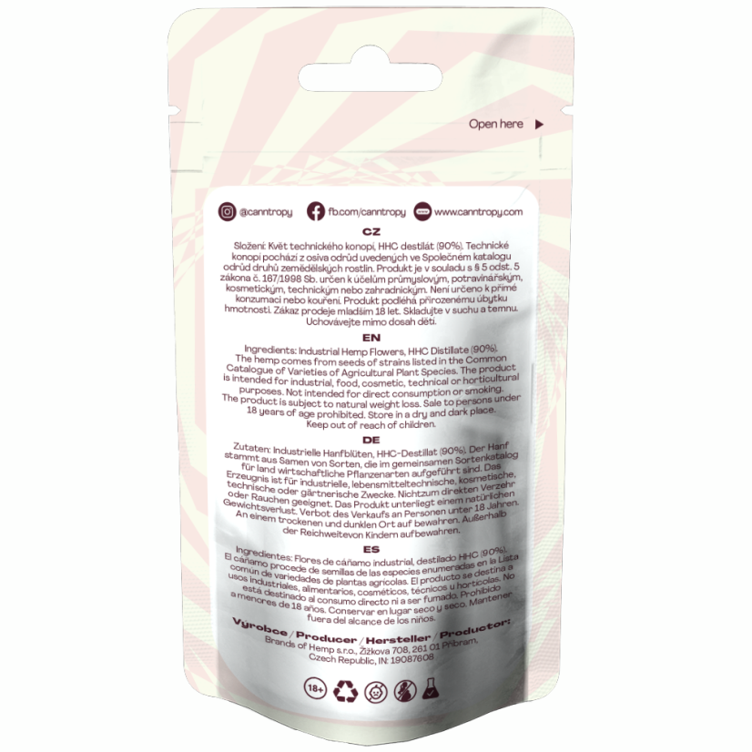 Canntropy HHC kvet Sugar Cookie 90 %, 1 g - 100 g