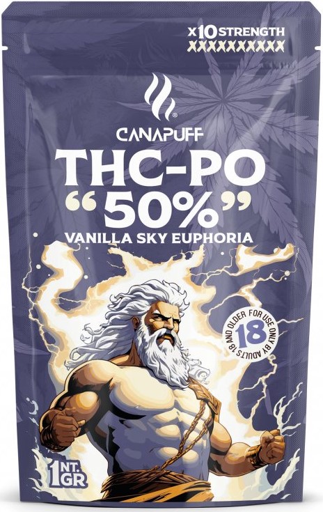 CanaPuff THCPO Květy Vanilla Sky Euphoria, 50 % THCPO, 1 g - 5 g