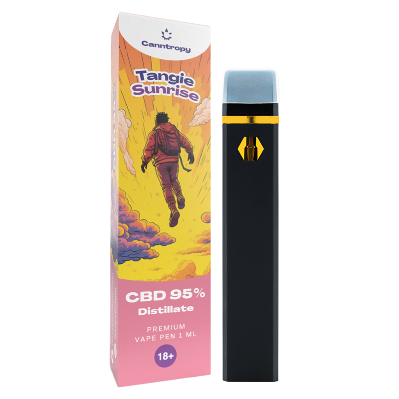Canntropy CBD einnota Vape Pen Tangie Sunrise, CBD 95%, 1 ml